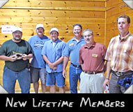 New WMH Lifetime Members- from left Paul Meshak, Loren Thompson, Tim Plevak, Troy Kulic, Mark Siegel, Dan Winter